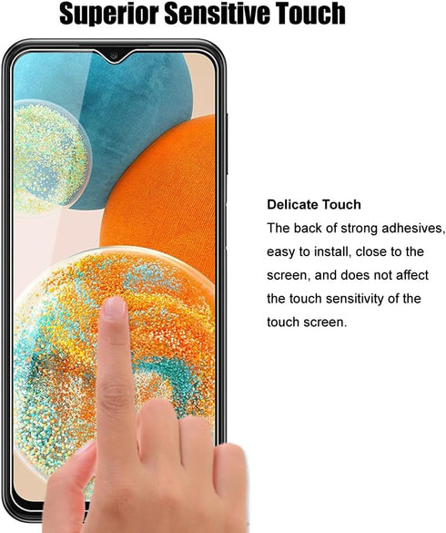 (3+3) Tempered Glass Screen Protector + Camera Lens Protector for Samsung Galaxy A23 5G / 4G, 9H Hardness, HD Clear