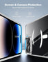 Tigowos Compatible with iPhone 15 Pro Max Case, 10FT Drop Resistant, Crystal Clear Shockproof Slim Fit