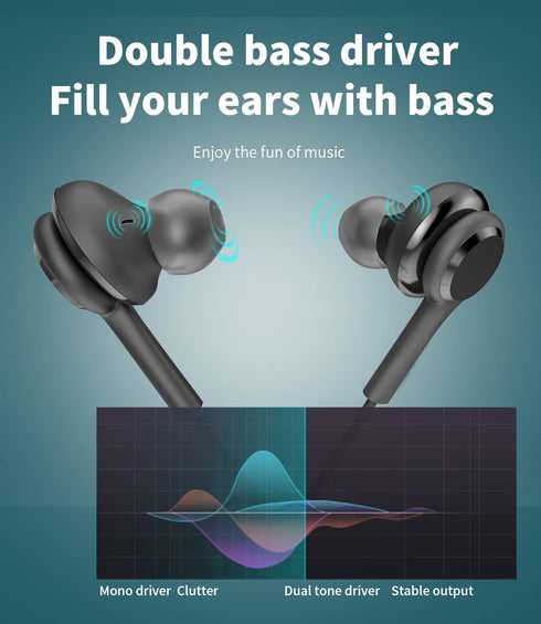 3.5mm Wired Headphone (2pack) - Headset with Microphone for Computer PC Laptop Gaming, Compatible for Galaxy S10