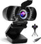 Akyta 1080P Webcam with Microphone, Noise-Canceling, Privacy Cover & Wide Angle 110 , USB Web Camera for Video Calling