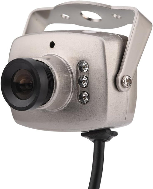 Serounder Mini CCTV Camera, 6 LED Wired CMOS CCTV Security Camera Night Vision