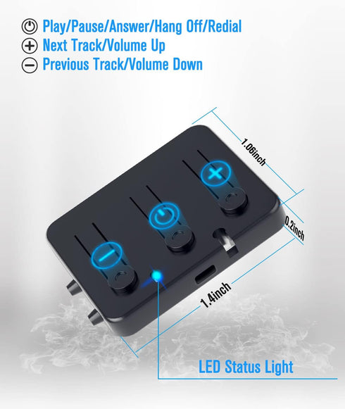 MUSICOZY Bluetooth 5.2 Module & Speakers for Sleep Headphones Eye Mask, Bluetooth Headband with Charging Cable