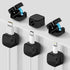Grizzly Supply 8 Pack Magnetic Cable Clips, Cord Organizer for Desk, Under Desk Cable