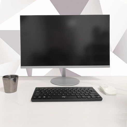 SR Mini Keyboard, 2.4G Wireless Thin Light 78 Keys USB Multimedia Small for PC Computer Laptop (Black)