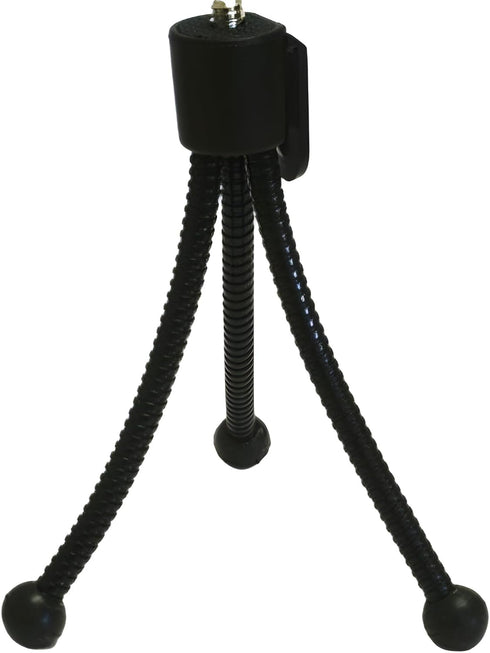 JacobsParts 4" Compact Flexible Mini Tripod with Adjustable Legs for Small Cameras
