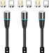N. NETDOT Magnetic Charging Cable, 2in1 Gen12, 18W Fast Charging Magnetic Phone Charger for USB-C and Micro-USB