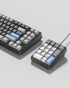 Kisnt KN17 17 Wired Mechanical Number Pad- Keys Hot Swappable Numpad with White Backlight& PBT Keycaps for Laptop PC