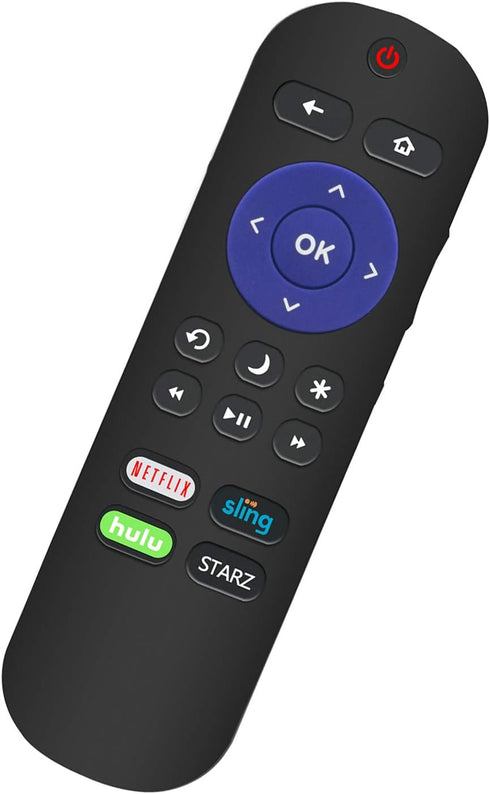 Replacement Remote Control for Sharp Roku TV Models LC58Q7370U, LC60Q7370U, LC65Q7370U, LC50LBU711U, LC55LBU711U