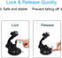 Car Windshield Suction Cup Mount for 7 Inch Display Monitor | Backup Camera Windshield Mount