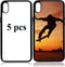 JUSTRY 5 PCS Sublimation Blanks Phone Case Covers for Apple iPhone X/10, iPhone Xs 5.8 Inch, DIY Printable