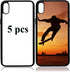 JUSTRY 5 PCS Sublimation Blanks Phone Case Covers for Apple iPhone X/10, iPhone Xs 5.8 Inch, DIY Printable