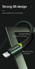mcdodo 6FT Anti Bending Cable, Nylon Braided USB Data Sync Charge Cord with 2 LED Switch, Compatible with New Phones