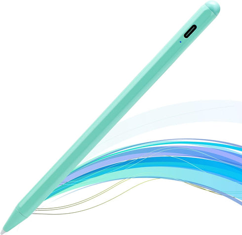 iPad Pro 11 Inch Pencil - 1.5mm Fine Point Tip Stylus Pen with Palm Rejection for iPad Drawing, Green