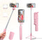 Bollove Selfie Stick Tripod, 40in Retractable Phone Tripod with Wireless Remote Control &