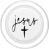 PopSockets PopGrip for MagSafe Jesus Cross Love Faith Easter Christmas Black Font White