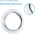 Haoge Lens Mount Adapter for Contax/Yashica C/Y CY Mount Lens to Canon EOS Rebel 80D 70D 60D 50D 5D 7D, Silver