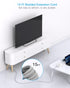Surge Protector Power Strip, 15 Ft Long Cord with 8 Outlets and 4 USB Ports, Flat Plug for Home Office