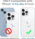 iPhone 14 Pro Max Waterproof Case, Full Body Shockproof Dust Proof Cover with Built-in Screen Protector (Black, 6.7
