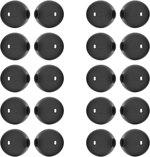 HIEbee 20 Pieces Silicon Replacement Earbuds Tips Cover Ear Gels Buds for Samsung