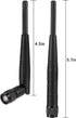 Eightwood 5dBi 2.4GHz WiFi Antenna, RP-TNC Male Antennas (2-Pack) for Trimble Robotic Total Stations, Wireless Router