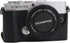 E-P7 Case, BolinUS Handmade Leather Half Camera Bag for Olympus Pen E-P7, Bottom Opening Version, Black