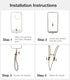 2 TORRAS Phone Lanyard Crossbody with Phone Tabs, Adjustable Anti Theft Phone Strap for All Phones, Premium Metal