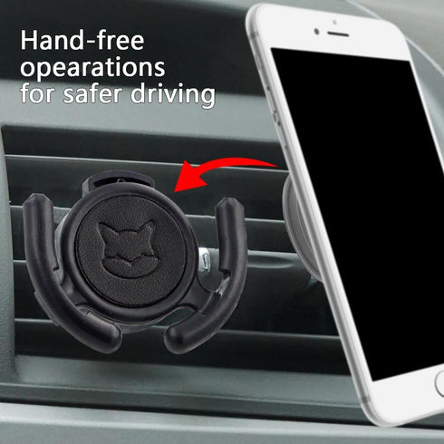 2 Pack Holder Car Mount for Popsocket, Collapsible Grips Mount for Car Vent with Secure Clip for Horizontal Air Vent