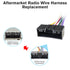 16Pin-24Pin F-150 F-250 F-350 Radio Wiring Harness Kit Stereo Wire Harness Connector Compatible with Ford Focus Fusion