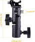 FOTYRIG Camera Speedlite Mount Flash Stand Bracket | Compatible with Nikon Pentax Olympus Nissin Flashes