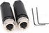 M8 3 Pin Female A Code Socket Industrial Circular Sensor Connector, 8mm Waterproof IP67, 2PCS