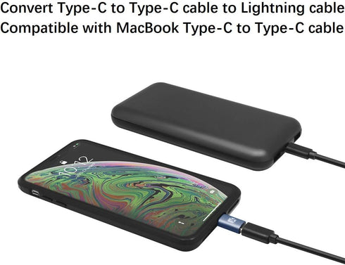 2 Pack 30W USB C to Lightning Adapter, Type C to iPhone Adaptor - Compatible with iPhone 14 13 12 Pro Max