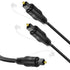 MAYWILLA 1 in 2 Out Toslink Digital Optical Splitter Adapter Cable,1 Male