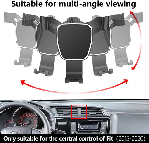 Car Phone Holder for Honda Fit 2015-2020, Auto Accessories Navigation Bracket Mobile Cell Phone Mount
