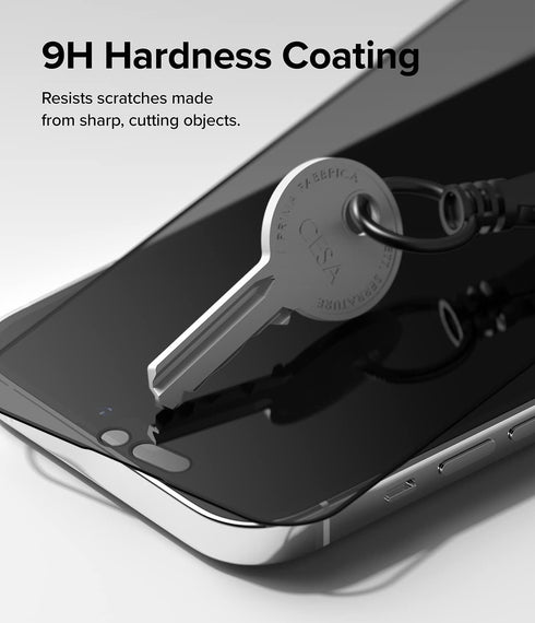 Ringke Privacy Glass Screen Protector for iPhone 14 Pro Max, Anti-spy Full-Coverage Tempered Glass