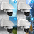 Universal Security Camera Sun Rain Cover Shield for Dome/Bullet Outdoor Camera, Protective Roof (White)