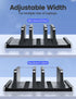 Vaydeer 3-Slot Vertical Laptop Stand - Premium ABS Plastics, Space-Saving Adjustable Desk Organizer