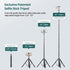 ATUMTEK 65" Selfie Stick Tripod, All in One Extendable Phone Tripod Stand with Bluetooth Remote, 360° Rotation for
