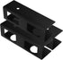 DOITOOL Desk Black Metal Laptop Holder Clamp with Keyboard Tray, Side Desk Storage