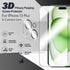 BIGFACE Compatible with iPhone 15 Plus, 2 + 2 Pack Screen Protector + Camera Lens Protectors, Premium HD Clear Glass