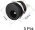 uxcell DC-022 5.5mmx2.1mm DC Power Jack Socket 3 Pin Female Panel Mount Connector, 5pcs
