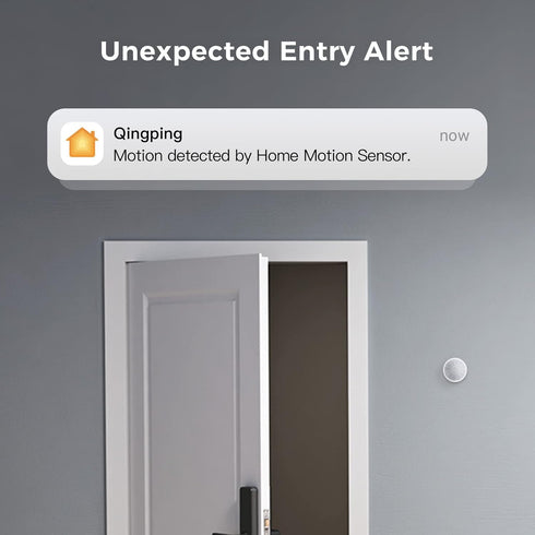 Qingping Motion & Light Sensor, Works with Apple HomeKit via Thread or Bluetooth, Long Standby Time for Automation