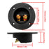 Loudspeaker Junction Box 4 inch Round 2-Way Speaker Wiring Cup for car/DIY Home Stereo Kits(2pieces