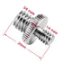 1/4 Male to 3/8 Male Threaded Camera Tripod Screw Adapter Converter,3/8 Male to 1/4 Male Threaded Camera Tripod Screw Convert Adapter Converter Mount for Camera Cage Shoulder Rig/Tripod/Light Stand