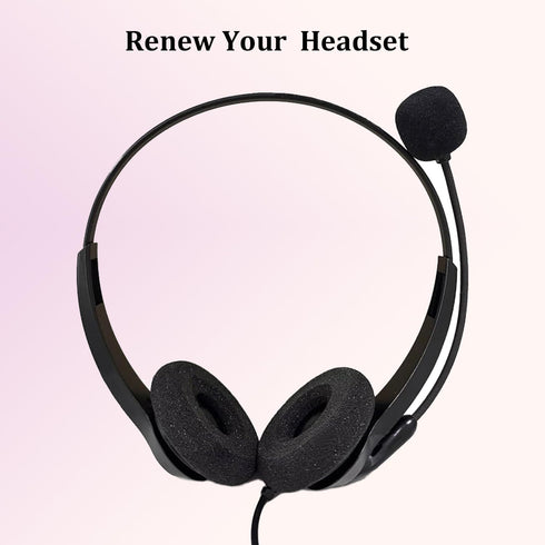 Replacement Foam Ear Pads for Plantronics Headset, Ear Cushions for Blackwire C320 3210 3220 3320, HW251N HW261N HW510