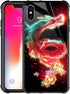 CARLOCA Flower and Dragon Pattern Design Case Compatible with iPhone XR, Shockproof Anti-Scratch Case for Girls Women