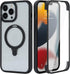 Cavor iPhone 12 & 12 Pro MagSafe Case with Built-in Screen Protector & Stand - Black Protective Phone Case