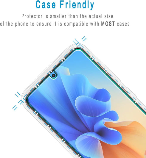 HPTech Tempered Glass Screen Protector for Samsung Galaxy S21 & S21 5G (2 Pack) - 6.2", Anti-Scratch, Bubble-Free, Case