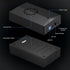 FIDECO 3.5 2.5 inch 12V Hard Drive Enclosure for or SATA HDD SSD, SATA to USB Adapter with Cooling Fan, External HDD