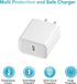 REKNA 4-Pack, 17/16/15/15 Pro/15 Max/15 S24/S24+/S24U Fast Charger USB C, Type C Ports Plug Wall Charger, Fast Charger