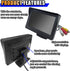 LAINLOY 4.3 Inch TFT LCD Car Color Parking Aid System Monitor Display, Vehicle Rear View Reverse Monitor Screen